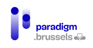 Logo centre formation salon numérique Bruxelles - paradigm.brussels